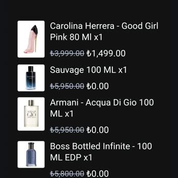 İthalparfumler.com.tr Sipariş Verdiğim Parfümler Yanlış Gönderildi