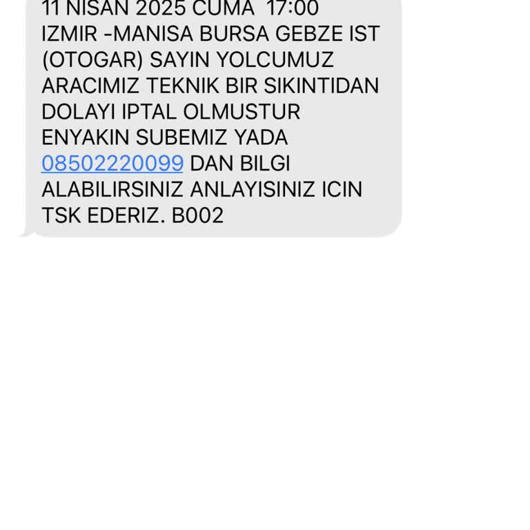 İptal Edilen Biletimin Ücreti İade Edilmiyor, Müşteri Hizmetlerine Ulaşamıyorum