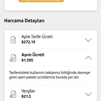 Aşım Ücreti Bildirimi Olmadan Faturamın Beklenmedik Şekilde Artması