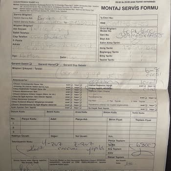 LG Yetkili Servisinden Aldatıcı Hizmet Ve Fahiş Ücret Mağduriyeti