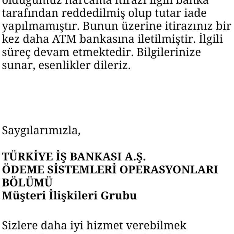 Garanti Bankası ATM'sinde Paramın İadesi Reddedildi, Mağdur Oldum