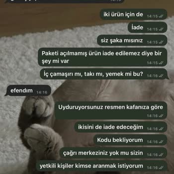 Peitho İade Talebim Yasal Haklarım Hiçe Sayılarak Reddedildi
