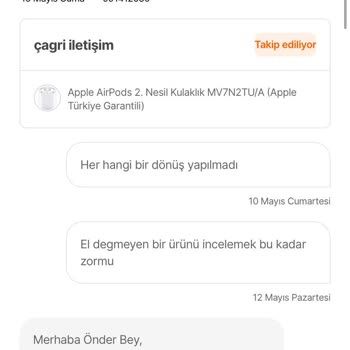 Kullanılmamış Kulaklık İadesi Reddedildi Mağduriyet Yaşıyorum