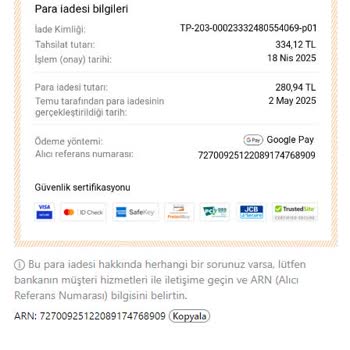 Google Pay İle Temu Ödemesi İadesi Gerçekleşmedi