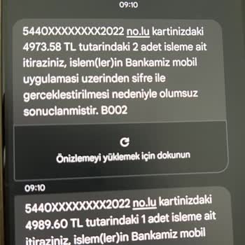 Bilgim Dışında Açılan Sanal Kart Ve Sorumluluğun Bana Yüklenmesi