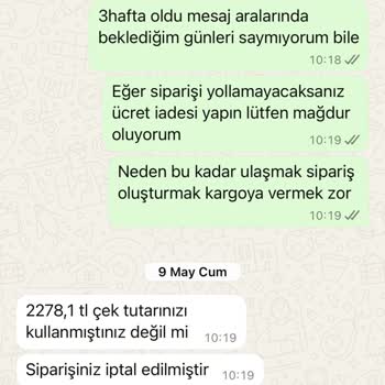 İade Talebim Karşılanmadı, Ücretim Hala Ödenmedi
