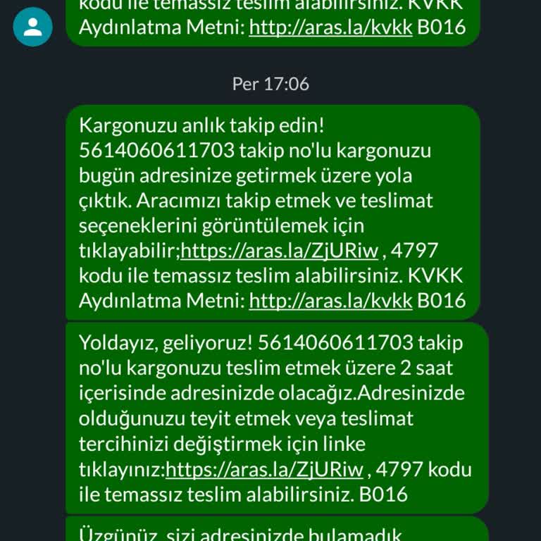 Kargo Teslimatında Yanıltıcı Mesajlar Ve İlgisiz Şube Yaklaşımı