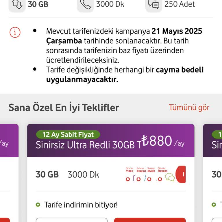 Vodafone'dan Aynı Pakete Yıl Sonunda Yüksek Zam: Müşteriler Mağdur Ediliyor