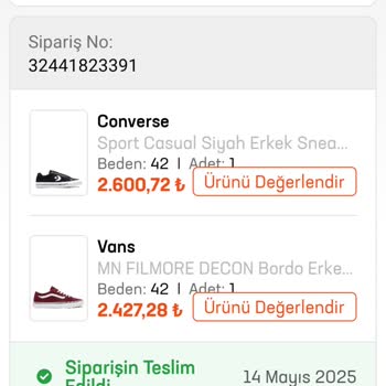 Siparişimdeki Ayakkabı Teslim Edilmedi Firma Çözüm Sunmuyor