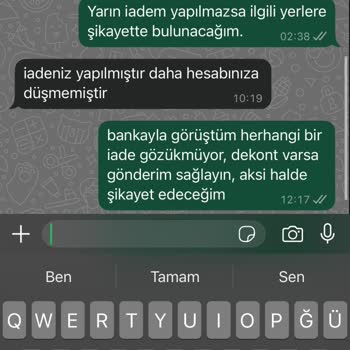 İade İşlemimin Gecikmesi Nedeniyle Mağduriyet Yaşıyorum