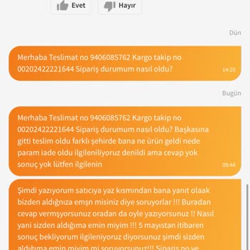 Yanlış Adrese Teslim Edilen Kargom Ve İlgisiz Müşteri Hizmetleri