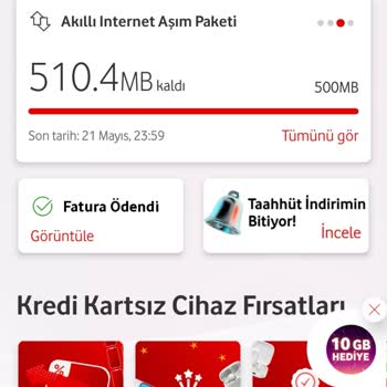 İstemediğim Aşım Paketi Defalarca Hattıma Yüklendi