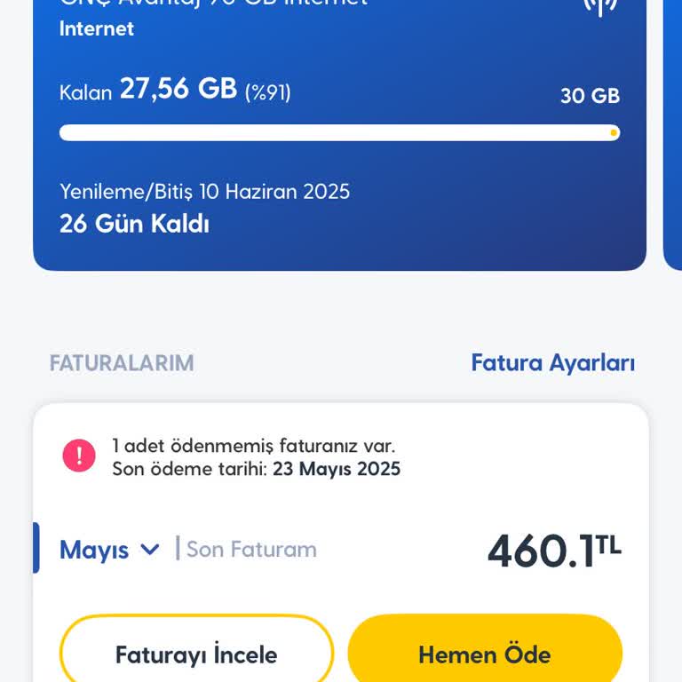 Kısa Süreli Kullanıma Neredeyse Tam Ay Faturası Kesildi