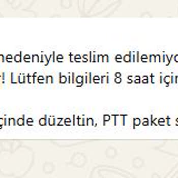 PTT Kargo Teslimatında Adres Eksikliği Mesajları Ve Güvenlik Endişesi