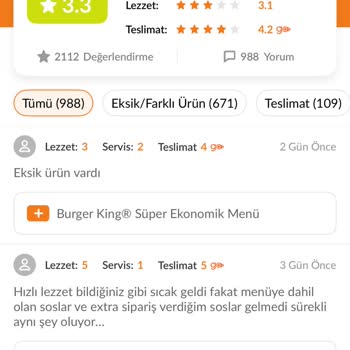 Siparişlerde Sürekli Eksiklik Yaşanıyor