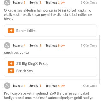 Siparişlerde Sürekli Eksiklik Yaşanıyor