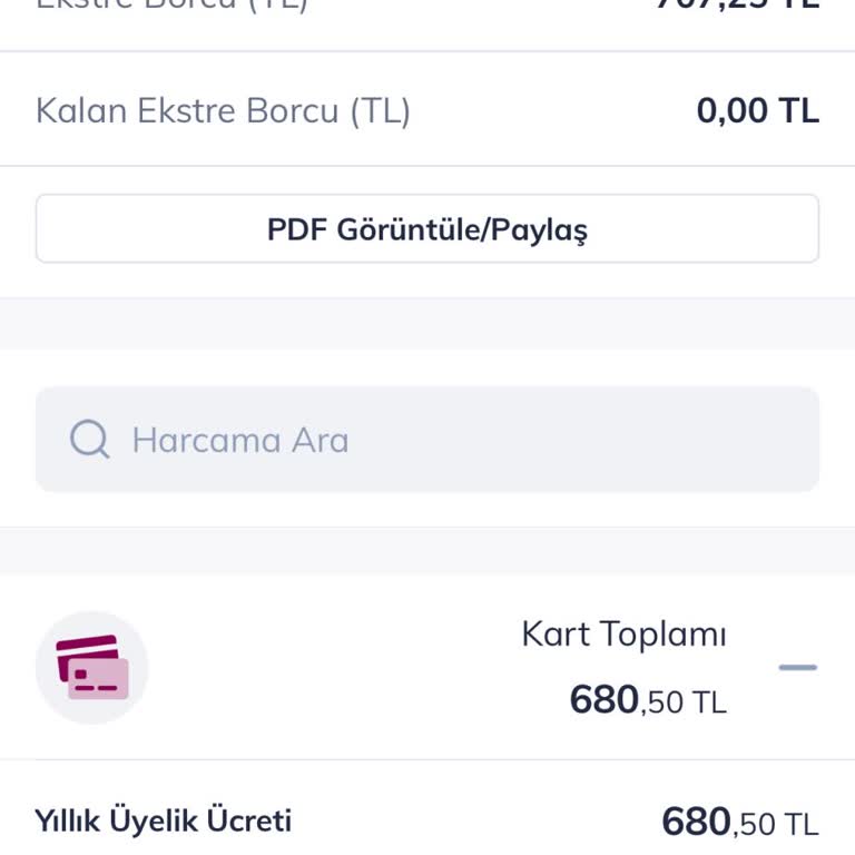 Kullanılmayan Kredi Kartı İçin Bilgim Dışında Kesilen Yıllık Üyelik Ücretinin İadesini Talep Ediyorum