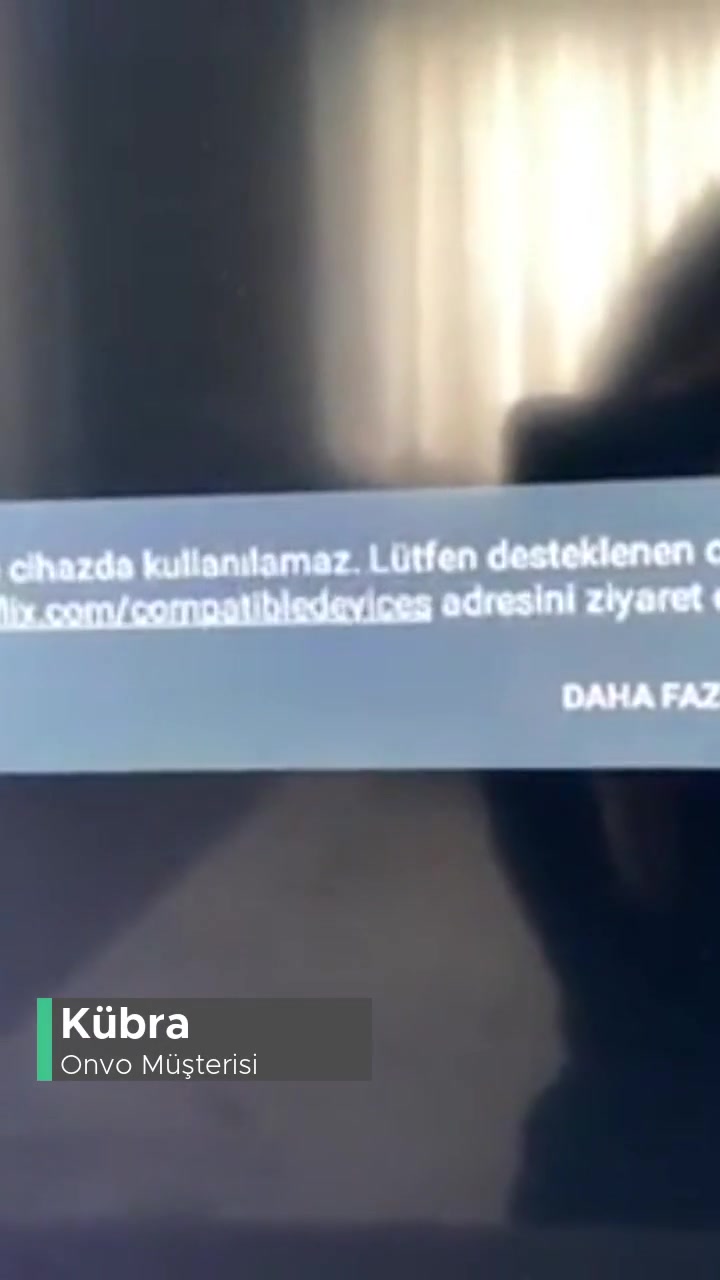 Onvo TV Netflix Artık Kullanılamaz Uyarısı videonun kapak resmi