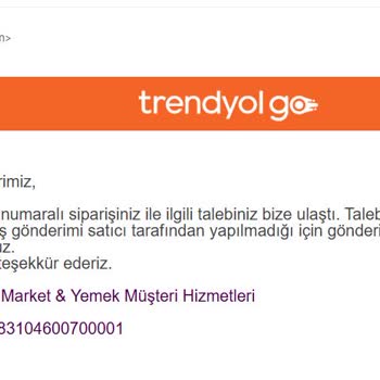 Trendyol GO'da Fişsiz Satışlar Ve Vergi İhlali Şikayeti