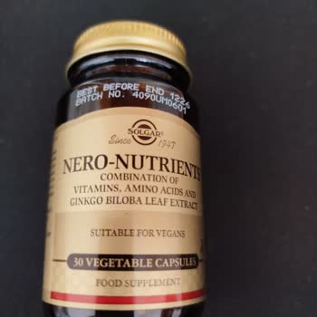 My Solgar Neuro Nutrients Capsules Are Half-Empty