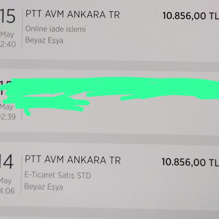 İade Edilen Paranın Hesaba Geçmemesi Ve Müşteri Hizmetlerinin Olumsuz Tutumu