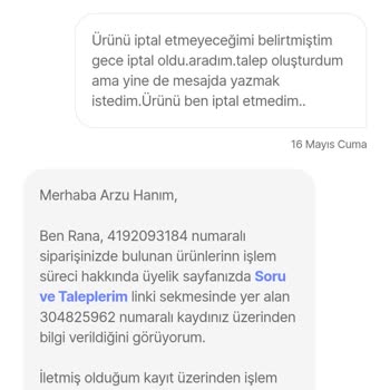 Ürünlerim İptal Edildi, Vade Farkı Ödemek Zorunda Kaldım Mağduriyetim Giderilmiyor