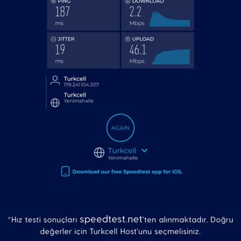 Turkcell'de Düşük İnternet Hızı Ve Yetersiz Çözüm