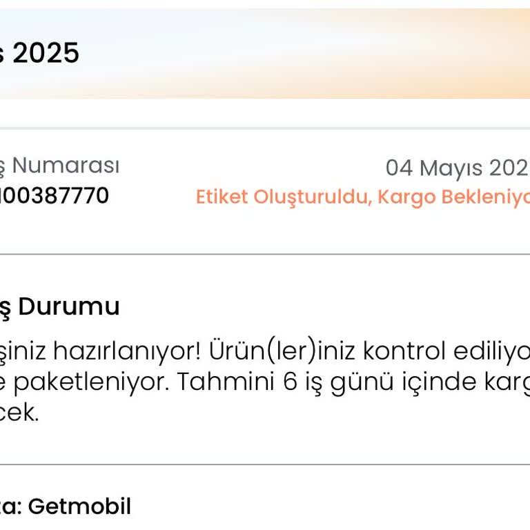 Siparişim 2 Haftadır Kargolanmadı, Bilgi Almakta Zorluk Yaşıyorum