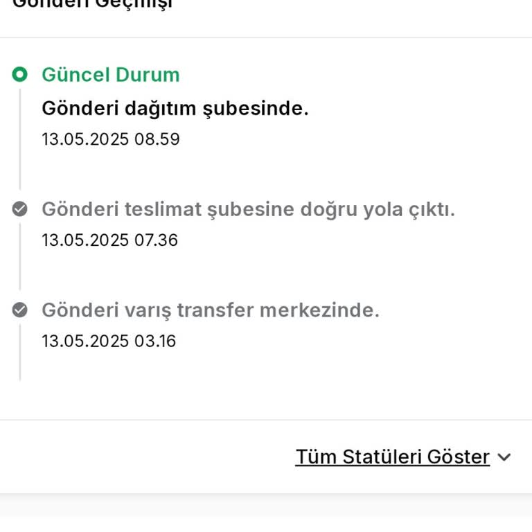 Sürat Kargo Teslimatında Gecikme Ve İletişimsizlik