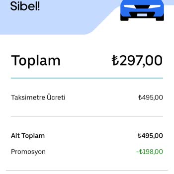 Uber Yolculuğunda Yanlış Ücretlendirme Ve Müşteri Hizmetlerine Ulaşılamaması