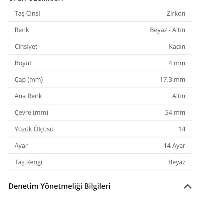 Eksik Gramajlı Altın Yüzük Ve İlgisiz Müşteri Hizmeti
