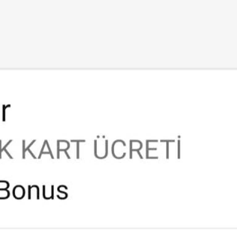Kredi Kartı Yıllık Üyelik Ücreti Haksız Kesintisinin İadesini Talep Ediyorum