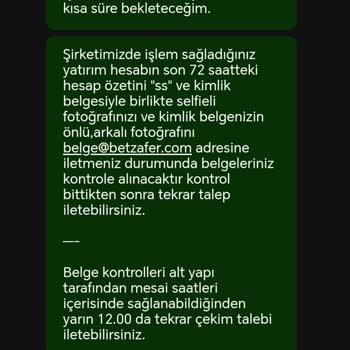 Kazanç Sonrası Ödeme Yapılmaması Ve Hesabın Bloke Edilmesi
