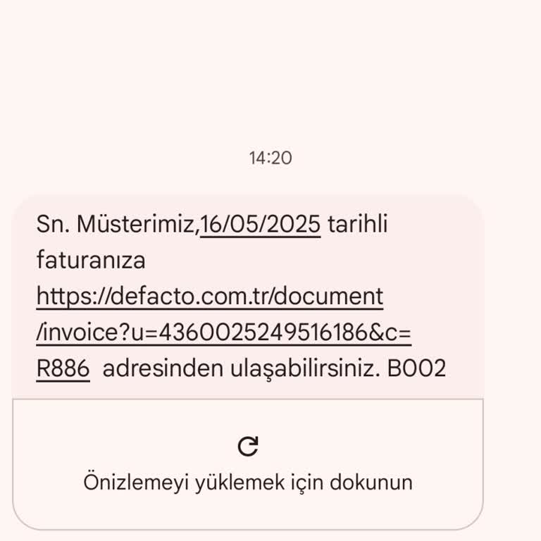 Bana Ait Olmayan Mesaj Ve Olası Güvenlik Riski Hakkında Endişem Var