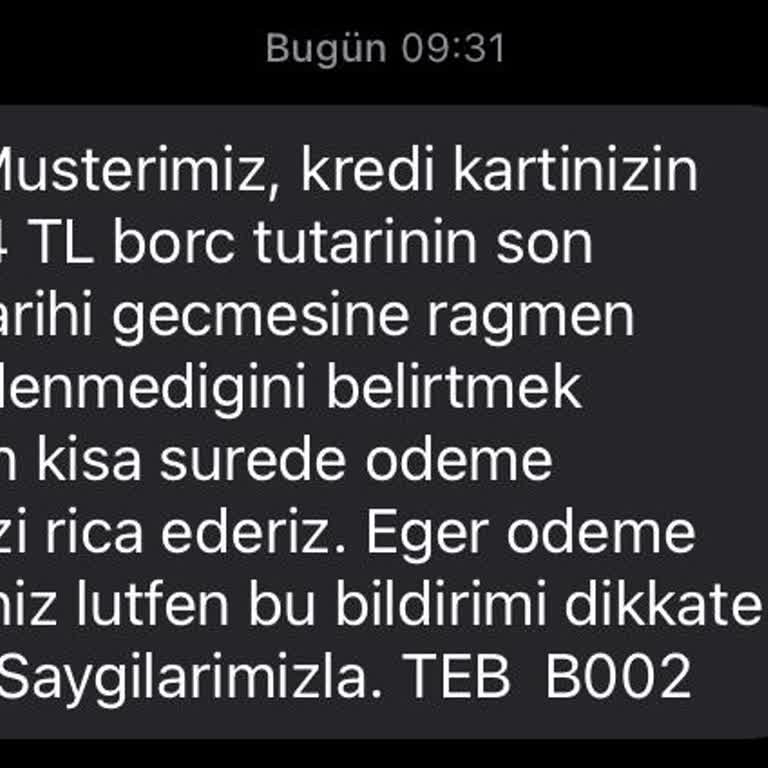 Kapatılan Kredi Kartı Sonrası Haksız Borç Bildirimi Ve Faizsiz Nakit Avans Sorunu