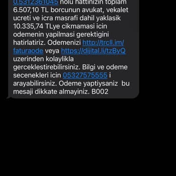 Sürekli Borç Mesajları Nedeniyle Rahatsızlık Yaşıyorum