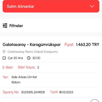 Aldığım Maç Biletleri Teslim Edilmedi, Mağdur Oldum