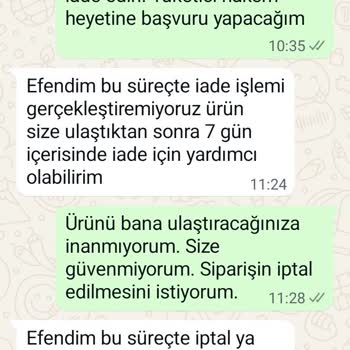 Paramı Aldılar Ne Ürünü Gönderdiler Ne De İade Yaptılar