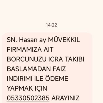Tanımadığım Borç İçin İzinsiz Mesaj Ve Haksız İcra Tehdidi