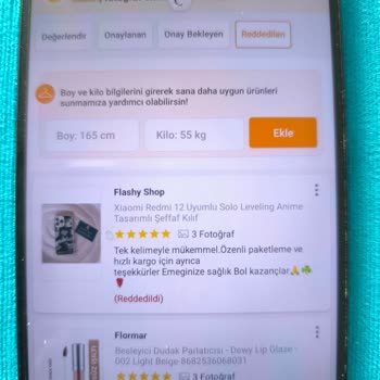 Trendyol Yorum Ve Fotoğraflarım Sürekli Reddediliyor