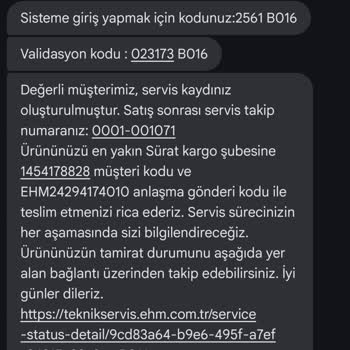Teknik Serviste Kaybolan Ürün İçin Çözüm Sunulmuyor