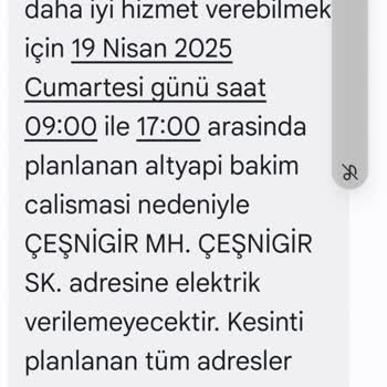 Çeşnigir Mahallesi'nde Sürekli Elektrik Kesintisi Mağduriyeti