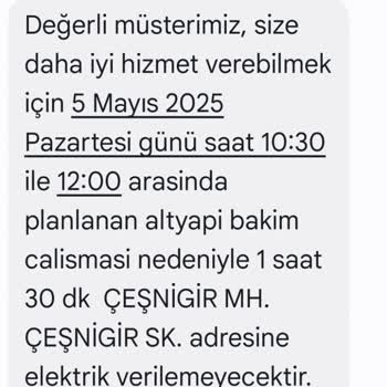 Çeşnigir Mahallesi'nde Sürekli Elektrik Kesintisi Mağduriyeti