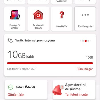 Vodafone Kullanıcı Dostu Olmayan İnternet Paketi Sistemi
