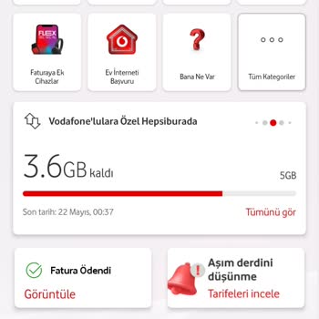 Vodafone Kullanıcı Dostu Olmayan İnternet Paketi Sistemi