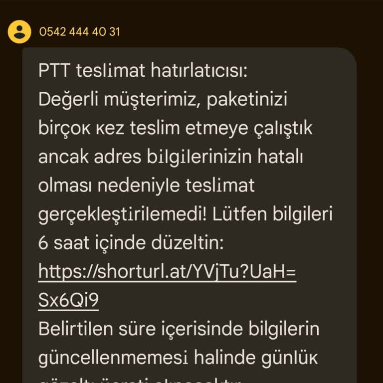 PTT Adıyla Gelen İzinsiz Grup Mesajı Ve Kişisel Veri Güvenliği Endişesi