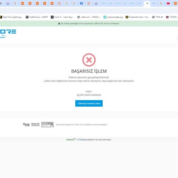 Taksitli Alışverişte İşlem Başarısızlığı Ve Çözüm Bulamama