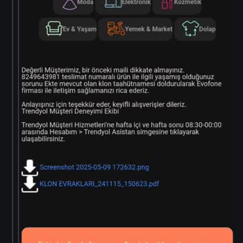 Trendyoldan Alınan Telefonun IMEI Klonlanması Sonrası Mağduriyet