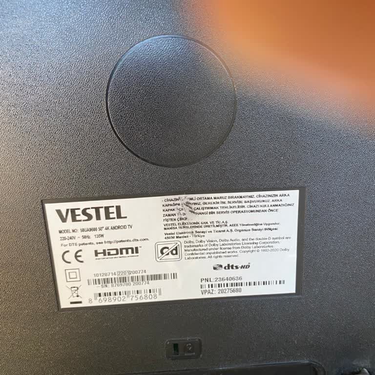 Vestel Android TV Ekran Hatası