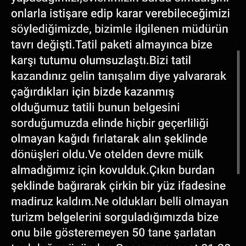 Sahte Tatil Vaadiyle Mağdur Edildik, Gece Yarısı Otelde Mahsur Kaldık
